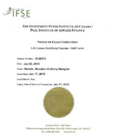 Pass Certificate First Exam